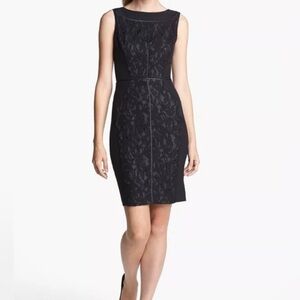 Ellen Tracy Lace Sheath Dress Size 10
